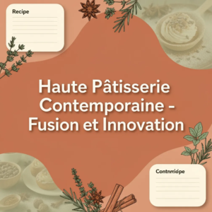 Haute Pâtisserie Contemporaine - Fusion et Innovation