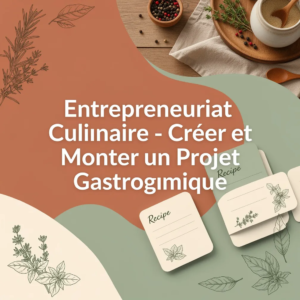 Entrepreneuriat Culinaire - Créer et Monter un Projet Gastronomique