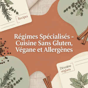 Régimes Spécialisés - Cuisine Sans Gluten, Végane et Allergènes