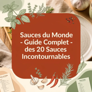 Sauces du Monde - Guide Complet des 20 Sauces Incontournables